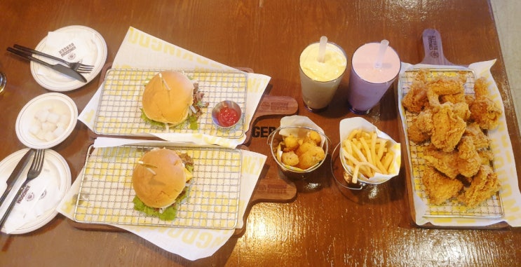  부천 중동 맛집 수제버거 핫플 ; 킹덤버거 부천시청점