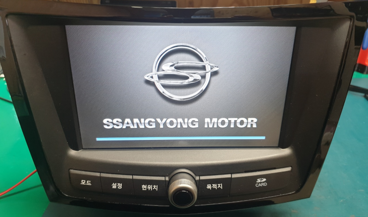  쌍용자동차 티볼리 AVN 순정네비게이션 89200-35100 전원불량 수리
