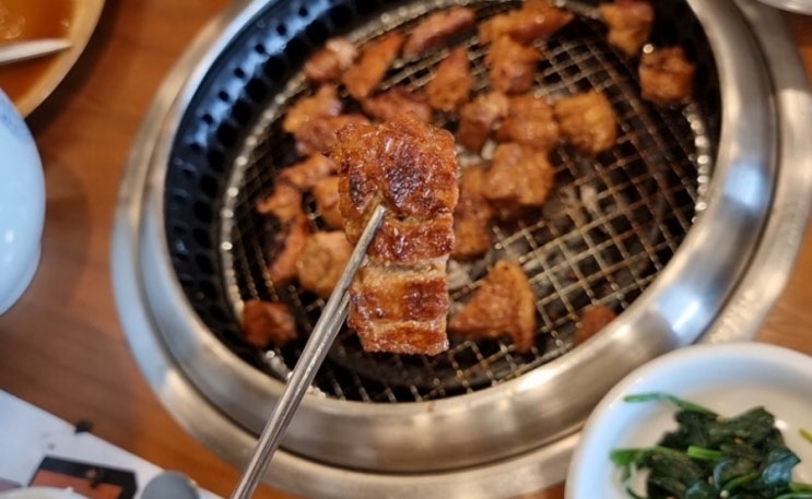  인천 돼지갈비 고기맛집 연말모임장소로 딱인 가든파티 계양점:))