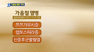  렙토스피라증 가을유행병 원인증상 쥐감염병경로 예방항생제치료 예후합병증 간호중재진단