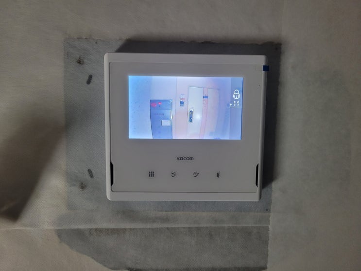  광진구 광장동 현대9차아파트 코콤 비디오폰 KCV-S701 삼성 도어락 SHP-DP740 설치 후기