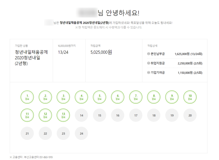  [13회차] 청년내일채움공제
