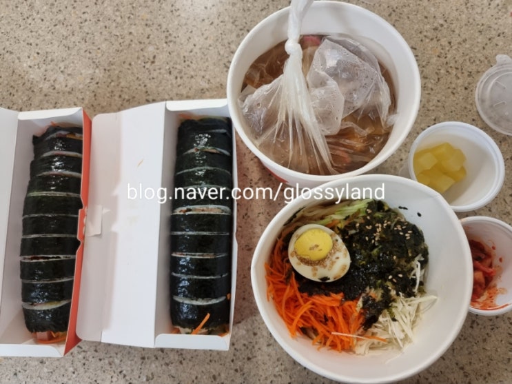  위례중앙 얌샘김밥 집에서 김밥, 쫄면, 어묵탕 배달 솔직후기(내돈내산)