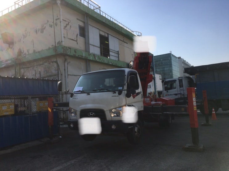  [행복스카이차] 부평 스카이차 십정동 공장건물 페인트
