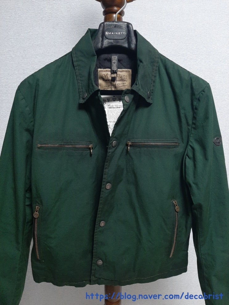  Matchless Waxed Jacket 매칠리스 왁스드 재킷