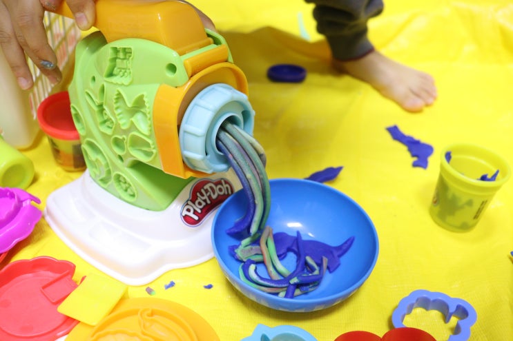 유아 장난감 플레이도우 국수 아이스크림 만들기