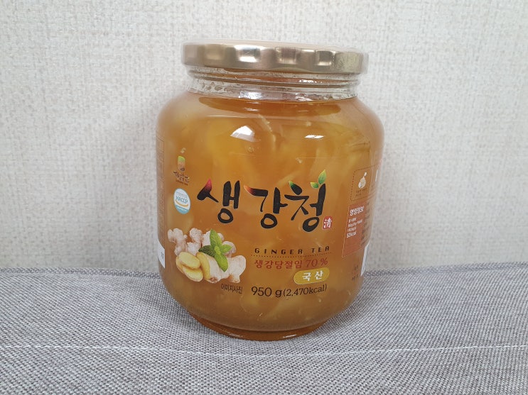  해맑음 생강청 진한 생강차로 겨울나기