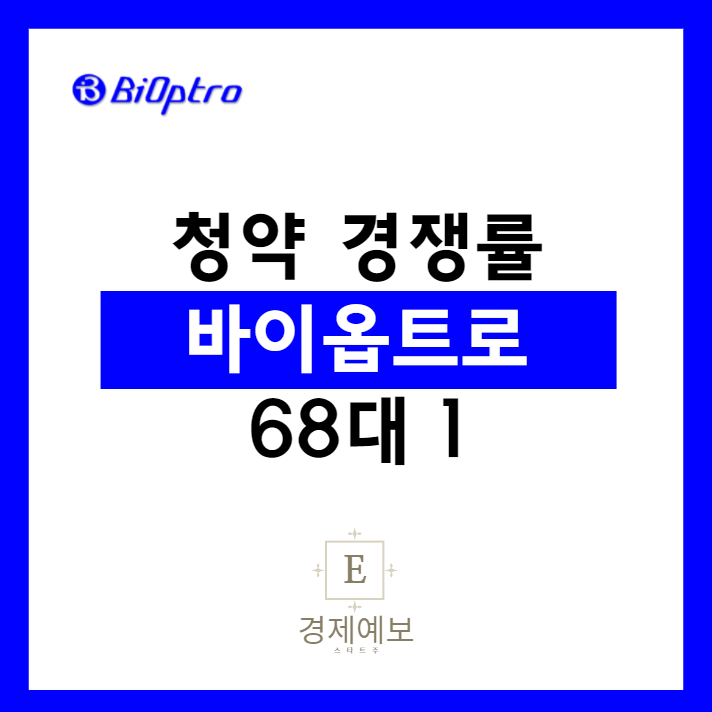  바이옵트로 청약 경쟁률과  상장일 유통 규모