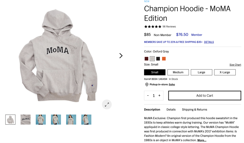 Moma online hoodie reddit