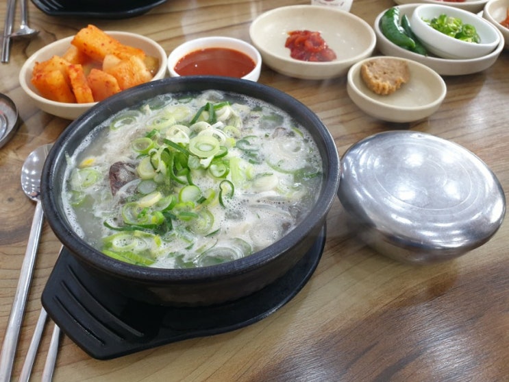  진도 쏠비치 리조트 가는길 해남(목포)맛집~신창 손 순대국밥