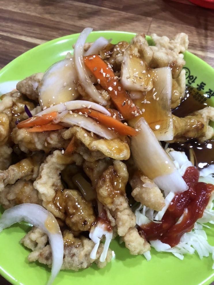  브런치로 짜장&탕수육 먹은날 ️ 연남 맛있는 중국집,<신안동장> + 후식은 딸기치즈설빙!
