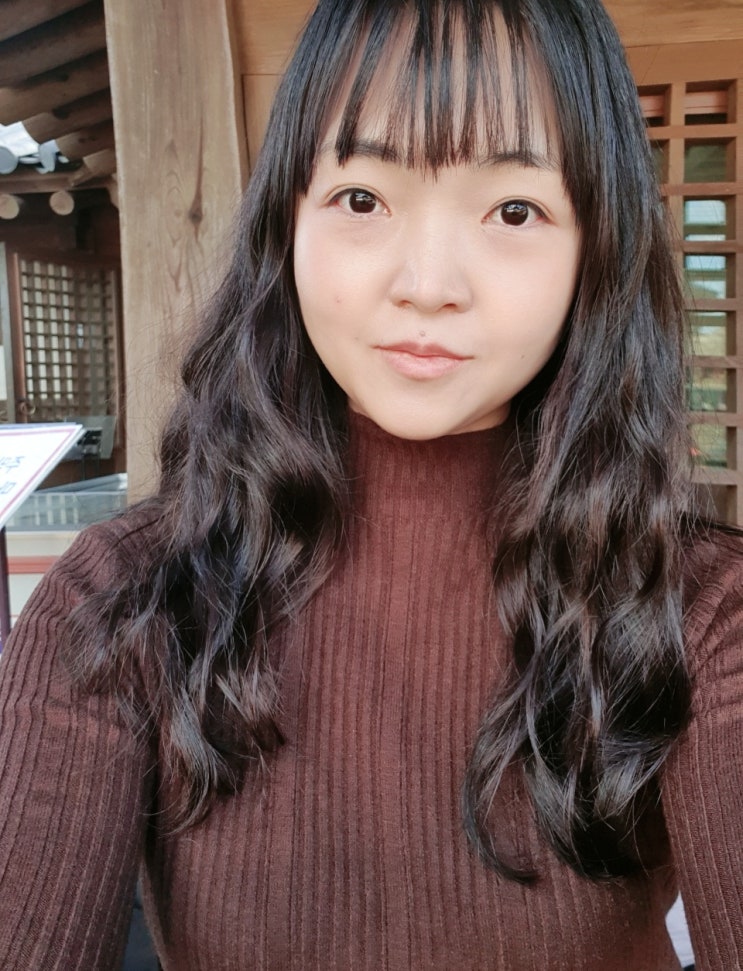  유성온천역미용실 주연헤어 매직셋팅펌 발랄하게
