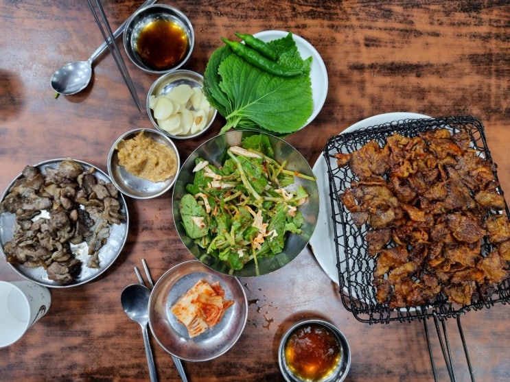  석쇠돼지불고기(칠성시장  정화네 하우스)-내돈 내산
