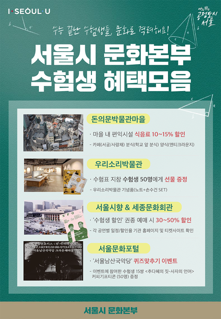  수험생 여러분 고생했어요. 영화관등 수험생 할인 이벤트 모음