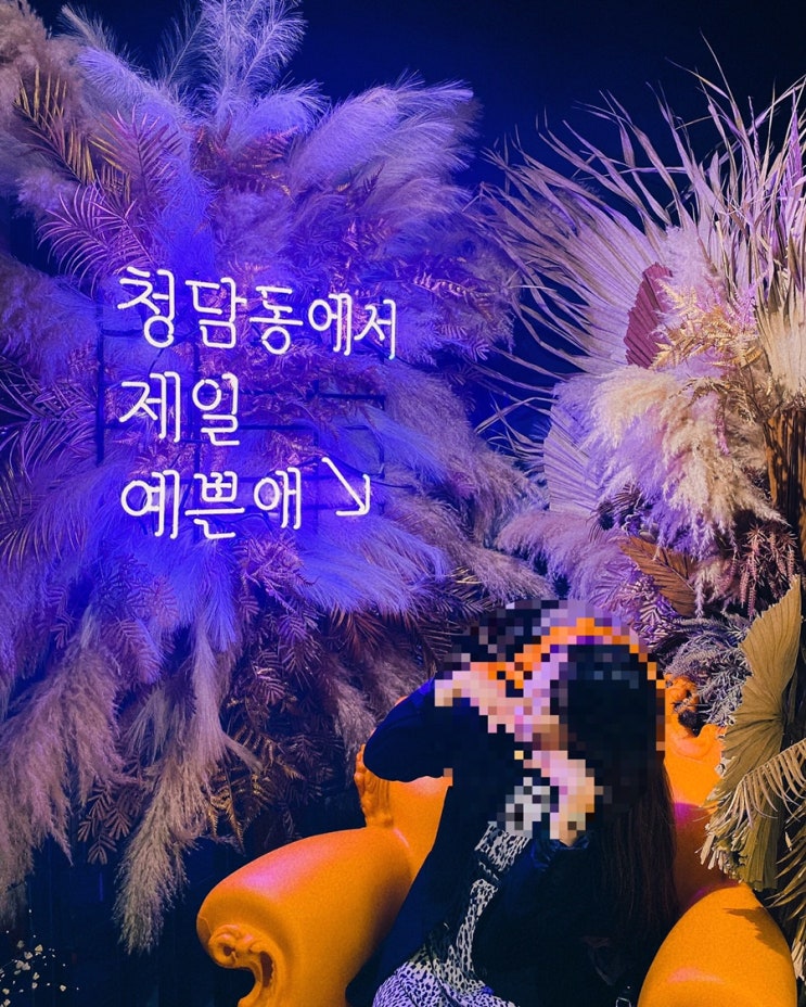  사진 찍기 좋았던 예쁘고 힙한 데일리 청담