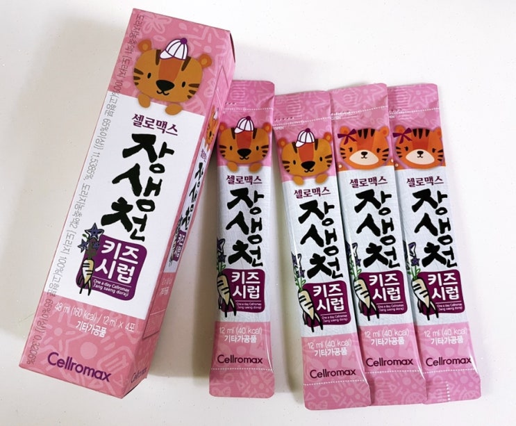  셀로맥스 장생천 키즈시럽 목감기에 좋은 어린이용 장생 도라지