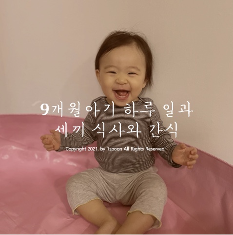  9개월아기 하루 일과 세끼 식사와 간식