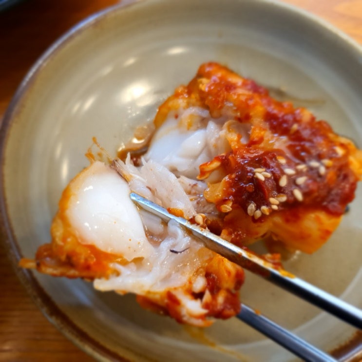  운암지 유명한 흑태찜 맛집 일송정