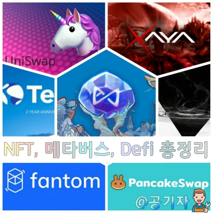  전세계를 뜨겁게 달구고 있는 NFT, 메타버스 프로젝트와 Defi 코인 리스트 총정리
