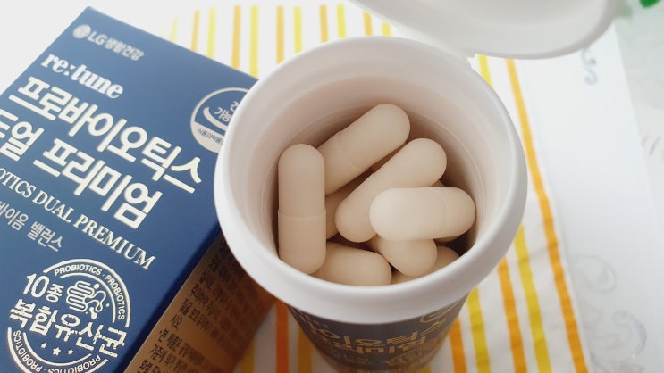  장용성 캡슐로 100억 보장 복합유산균, 리튠 프로바이오틱스로 장건강 확실히 관리해요