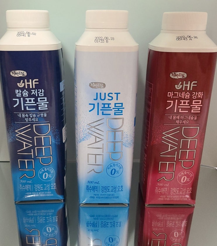  [자연드림] 미네랄, 마그네슘 강화,칼슘저감! 해양심층수로 만드는 종이팩 생수《기픈물》