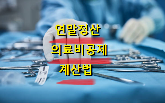  연말정산 의료비 공제 계산법 몰아주기 총정리