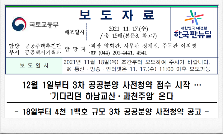  과천주암 하남교산 등 3차 신도시 공공분양 사전청약 총정리 (Ft. 분양가 신청자격 신청절차 당첨자 발표 등)