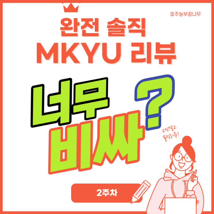  [MKYU 완전 솔직 후기 2주차]  강의들 너무 비싸?!