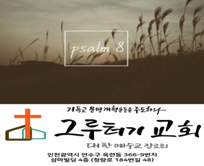 11월 19일 금요일 시편 8편 ; 여호와여 주 이름이 온 땅에 어찌 그리 아름다운지요. 11월 19일 금요일 시편 8편 ; 여호와여 주 이름이 온 땅에 어찌 그리 아름다운지요.