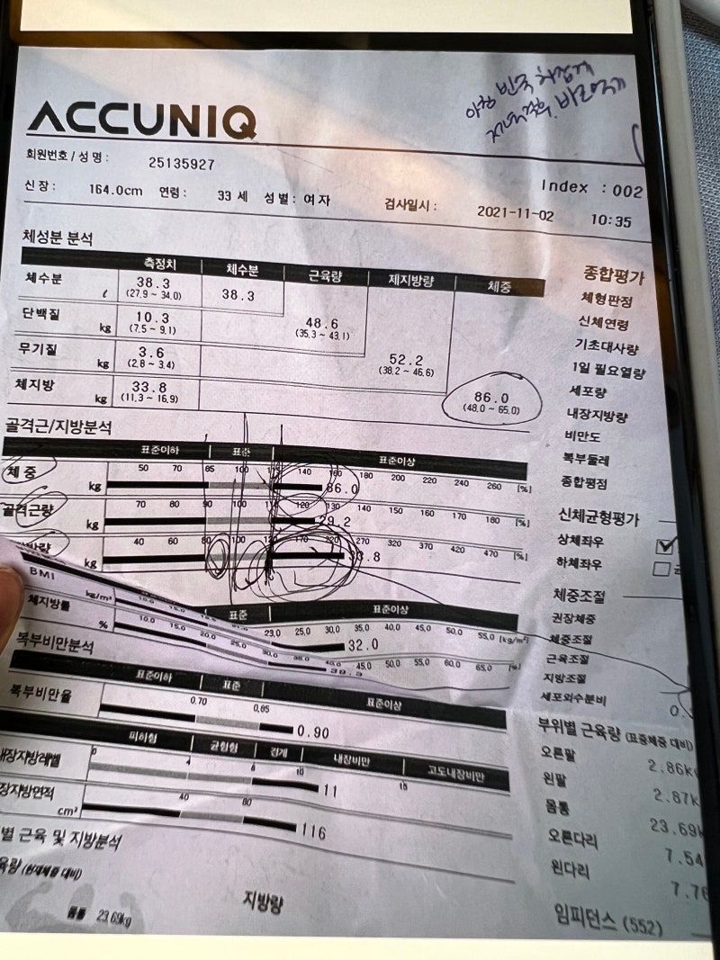 2.5kg감량 후 복부지방용융주사 효과 9