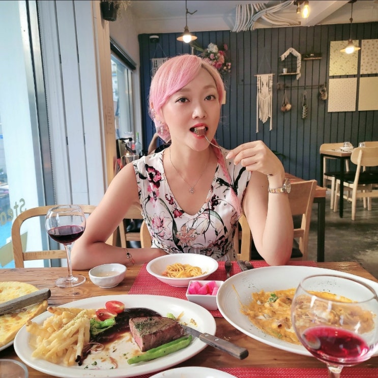  성신여대놀거리 팬쿡 스테이크 맛있어요