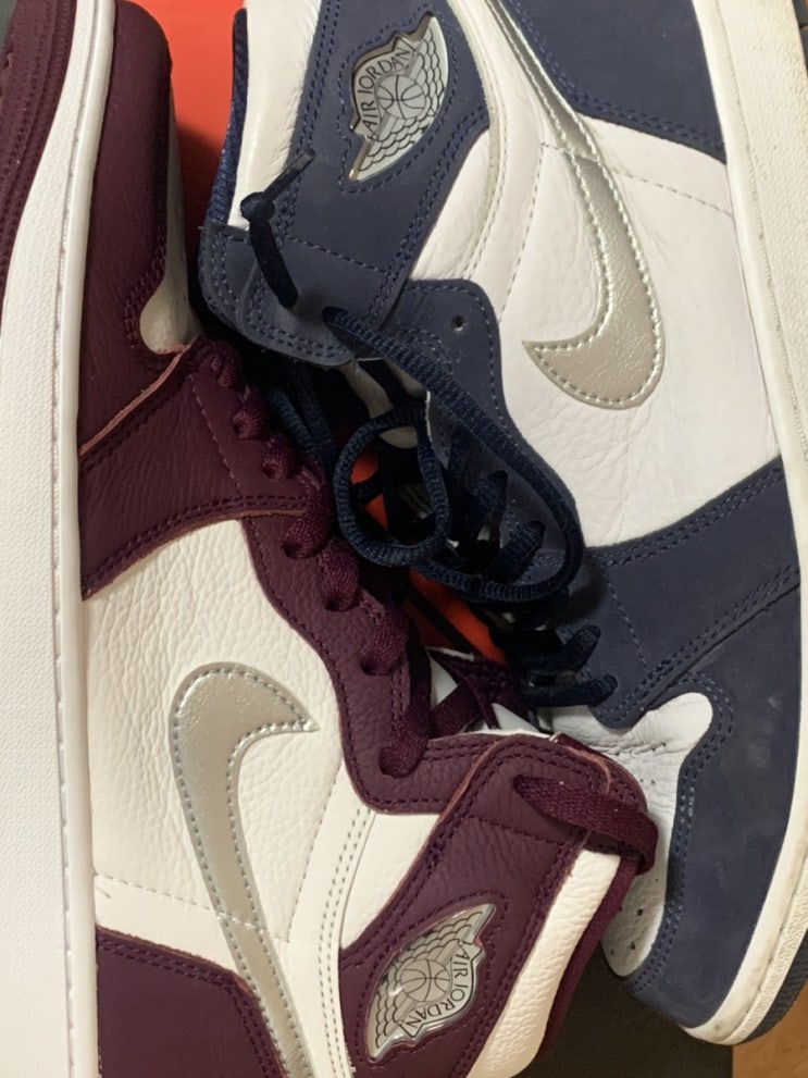  [나이키 에어 조던1 보르도(NIKE Air Jordan 1 Retro High OG Bordeaux)] 당첨 및 언박싱 후기 솔직한 리뷰 코즙 VS 보르도