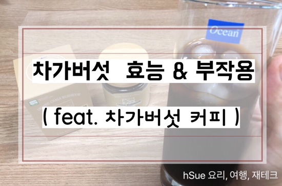  [차가버섯] 항암 효능, 부작용, 혈전 용해 효과 - 건강하게 마시는 차가버섯 커피