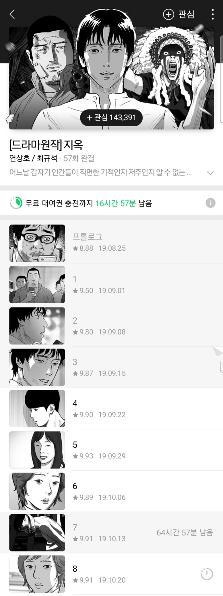  연상호 감독의 드라마 <지옥>의 원작 웹툰과 애니메이션 살펴보기