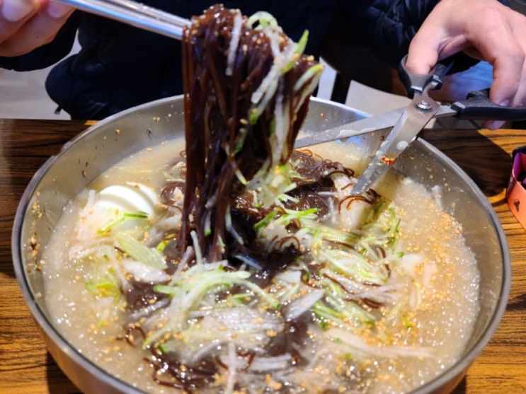 양주 고기비빔냉면 맛집 우일면옥 겨울엔 신관으로 가야해요~