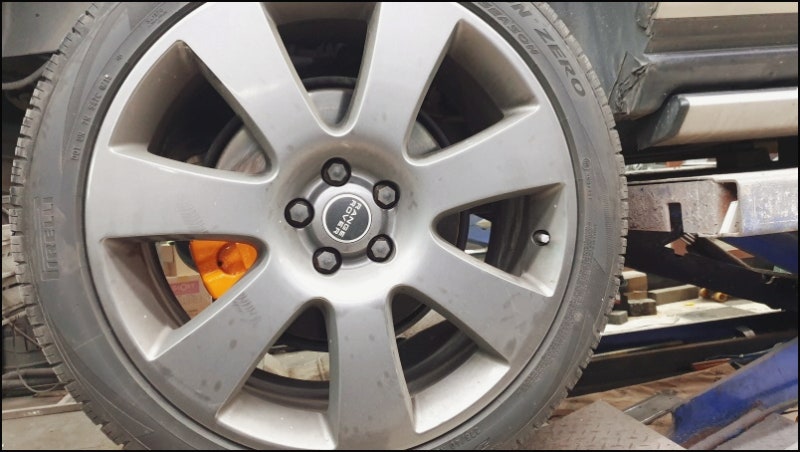 경기 수원 권선구 / 캘리퍼도색 / 랜드로버 레인지로버 보그