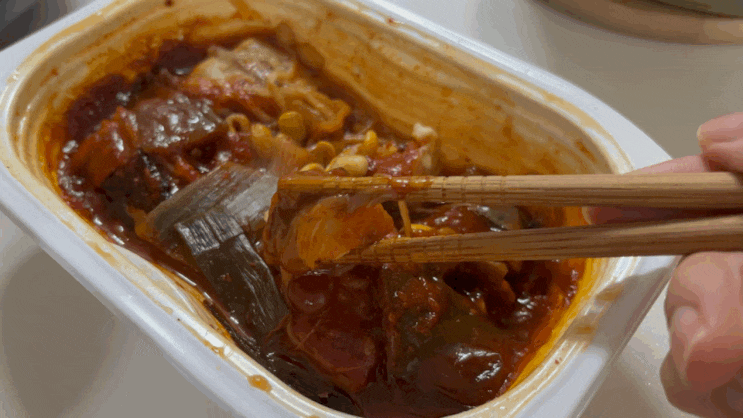  피코크 간편한 1인식 아귀찜 : 0.5인분이여도 행복해