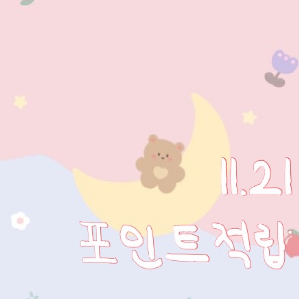  [잔돈모으기] 네이버 페이 포인트 적립 11/21