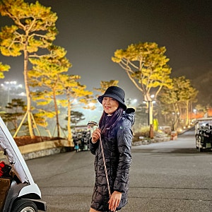 겨울라운딩 여성다운자켓 데니스골프 함께했어요!