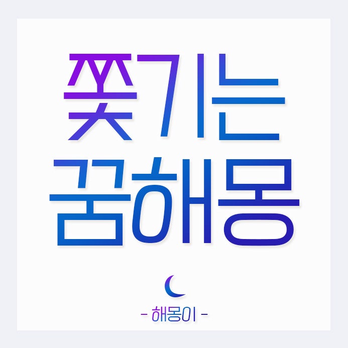 쫓기는꿈 / 모르는사람에게쫓기는꿈 / 도망꿈 / 좀비한테쫓기는꿈