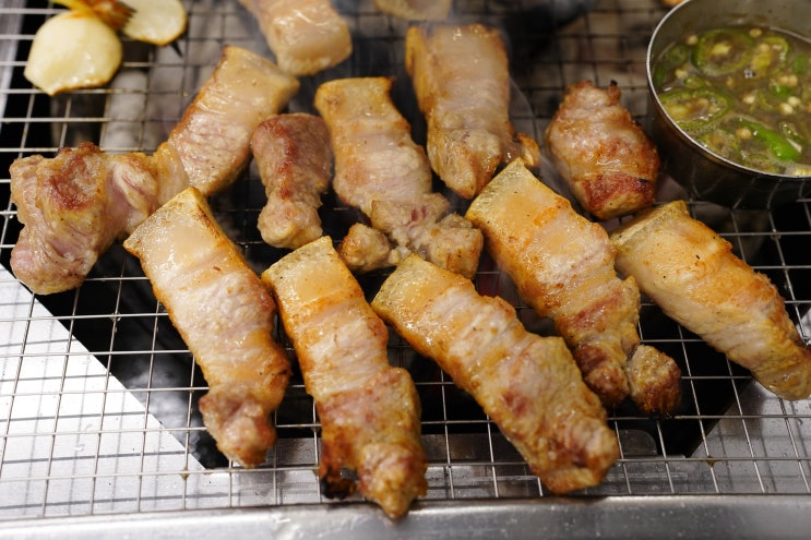  제주 오겹살 맛집 추천 제주할망돈가 망포점 / 오겹살과 항정살