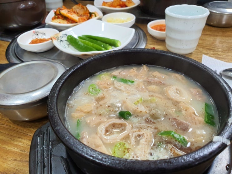 광명시장은 김장준비중! 막창순대국 먹고왔습니다.