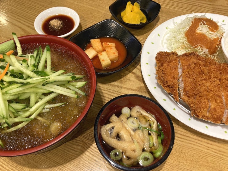  압구정 맛집, 하루 돈가스와 냉모밀 솔직 후기