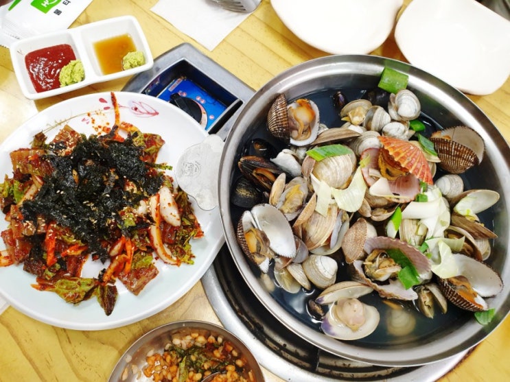  감탄한 청주 칼국수 맛집 모음 산더미해물칼국수 내돈