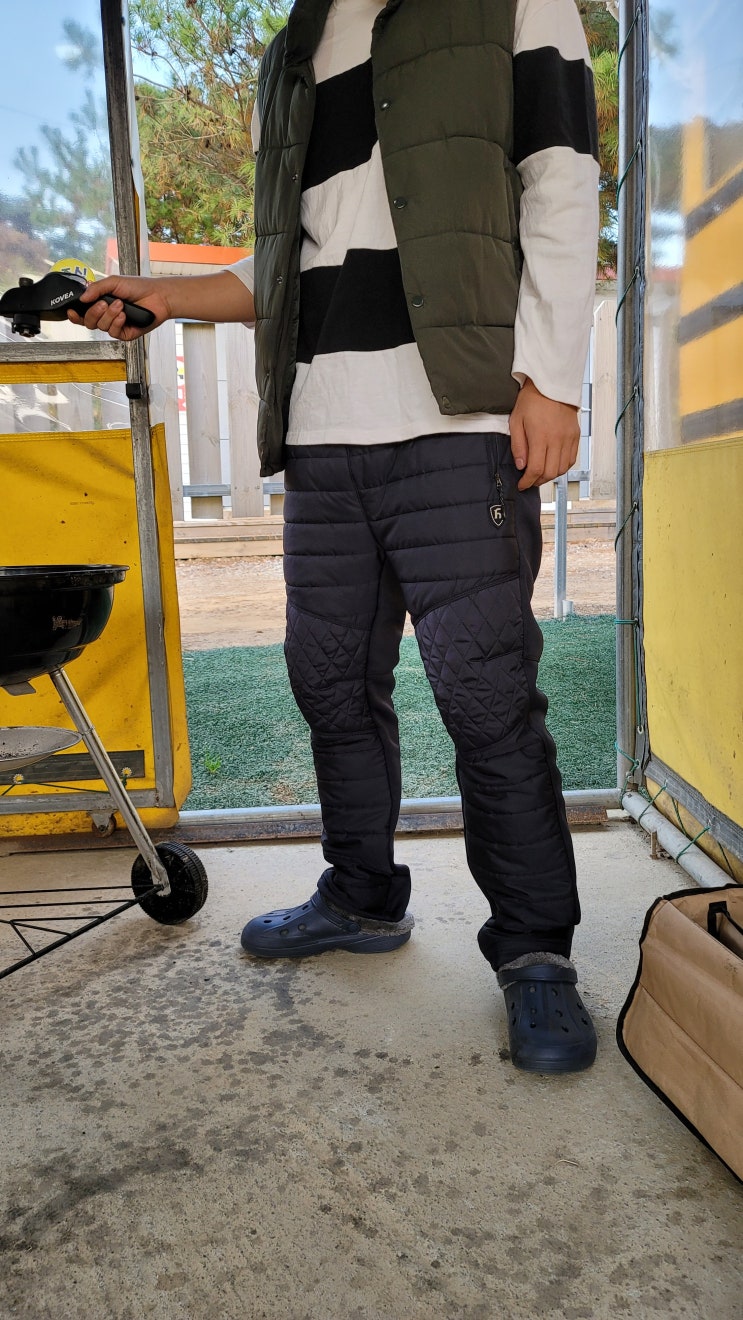  겨울등산바지 내몸행복 겨울청바지 편하다