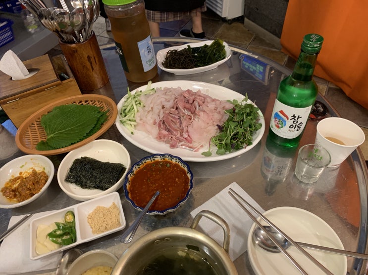 한남동 초장집 막회의 신세계