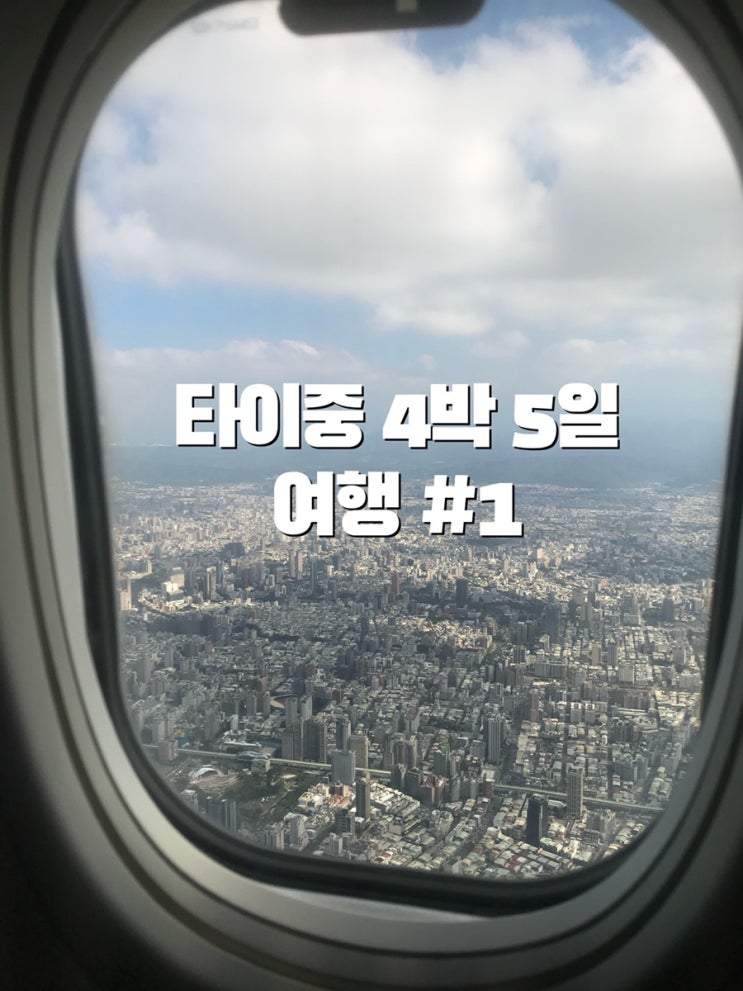  대만) 2019년 12월 타이중 4박 5일 여행 #1 일정 / 환전,비행기, 숙소, 고미습지 투어 예약 정보