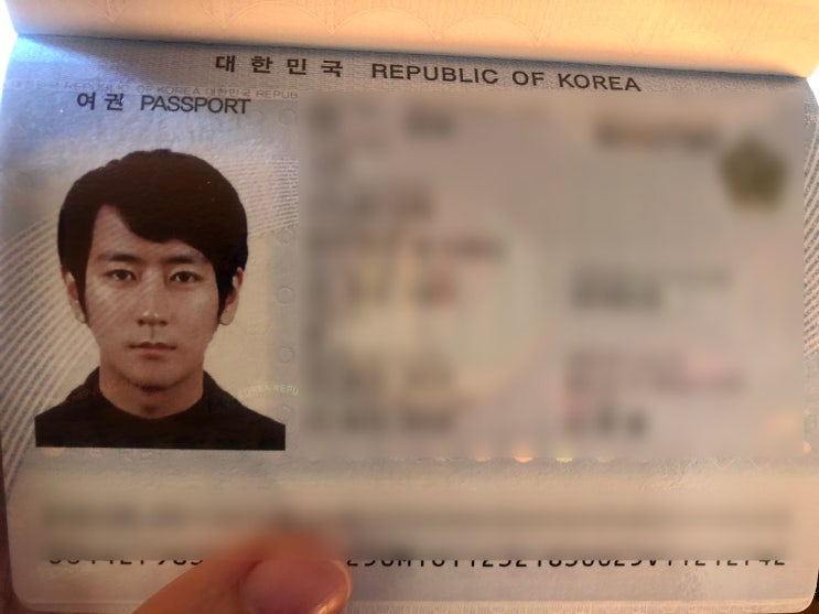  여권 갱신 준비물 · 사진 규격