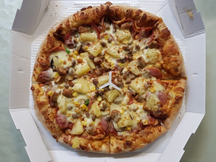 [내돈내산] 피자의 정석, 맛있는 피자 도미노 슈퍼슈프림 피자