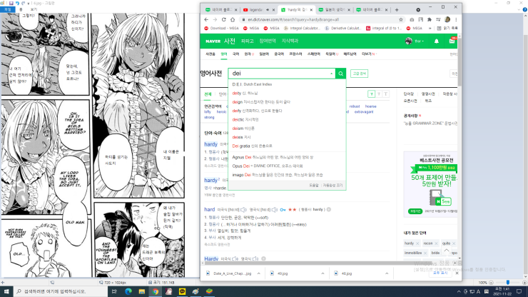  주인장이 역식질 하는 모습